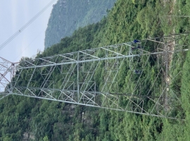 南方电网超高压输电公司柳州局重污染区输电铁塔 冷涂锌+片铝钝化剂